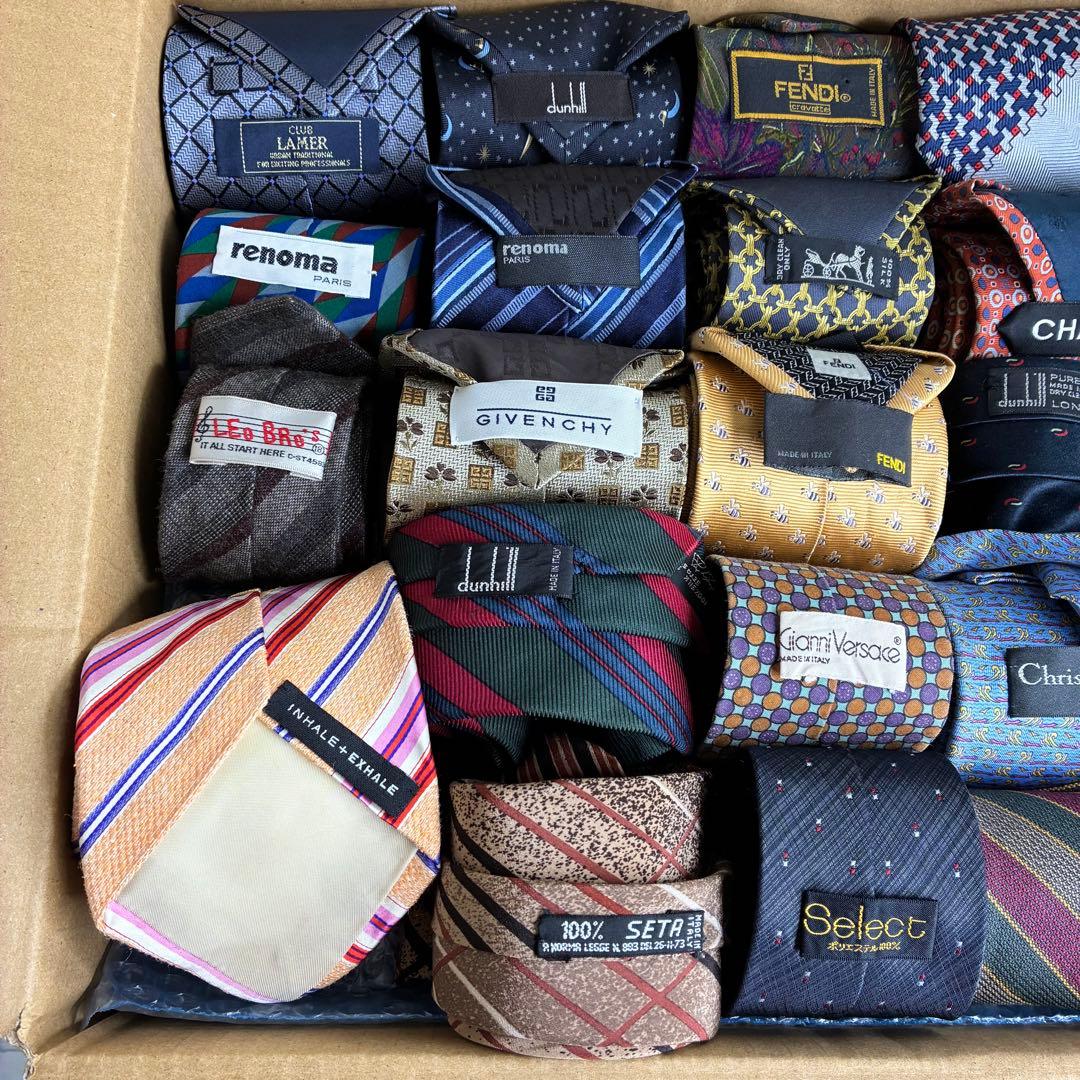 【格安★】ネクタイ ブランド まとめ売り 95本セット メンズ シルク