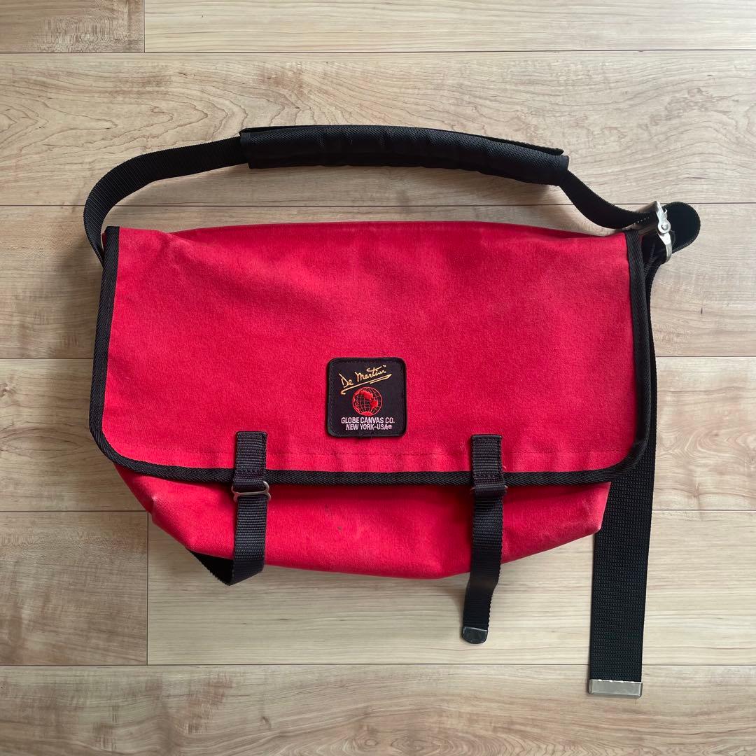 De Martini メッセンジャーバッグ レッド