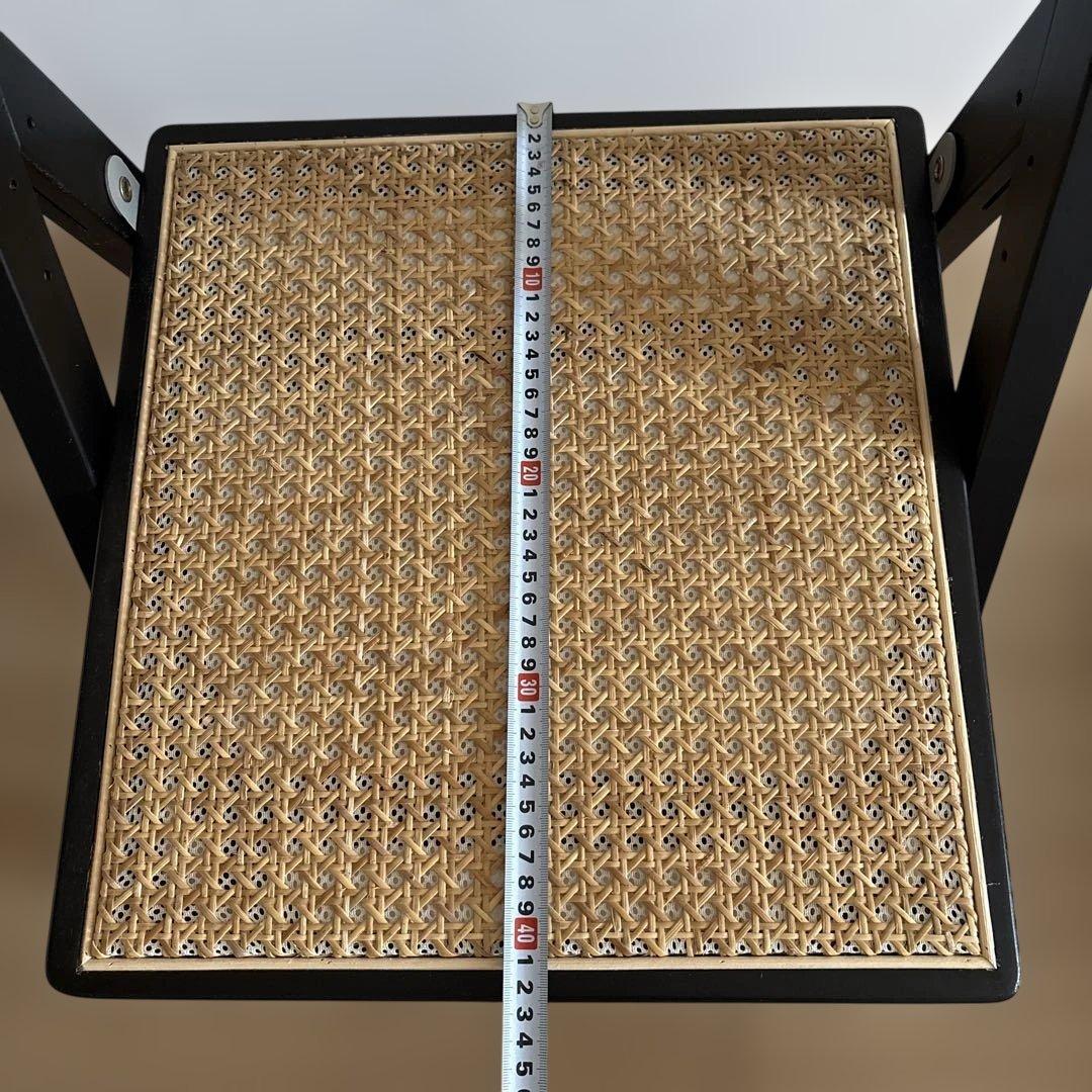 折りたたみ ラタンチェア 椅子 1脚 ART OF BLACK