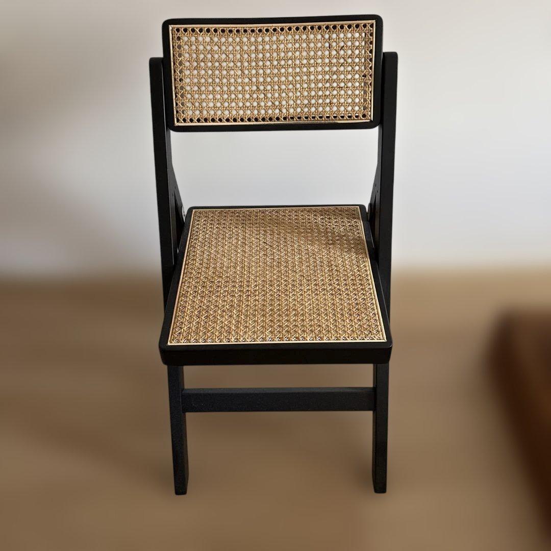 折りたたみ ラタンチェア 椅子 1脚 ART OF BLACK