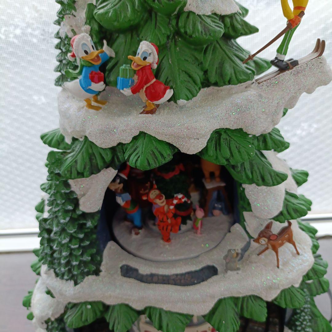 ディズニー　動くクリスマスツリー 列車付き