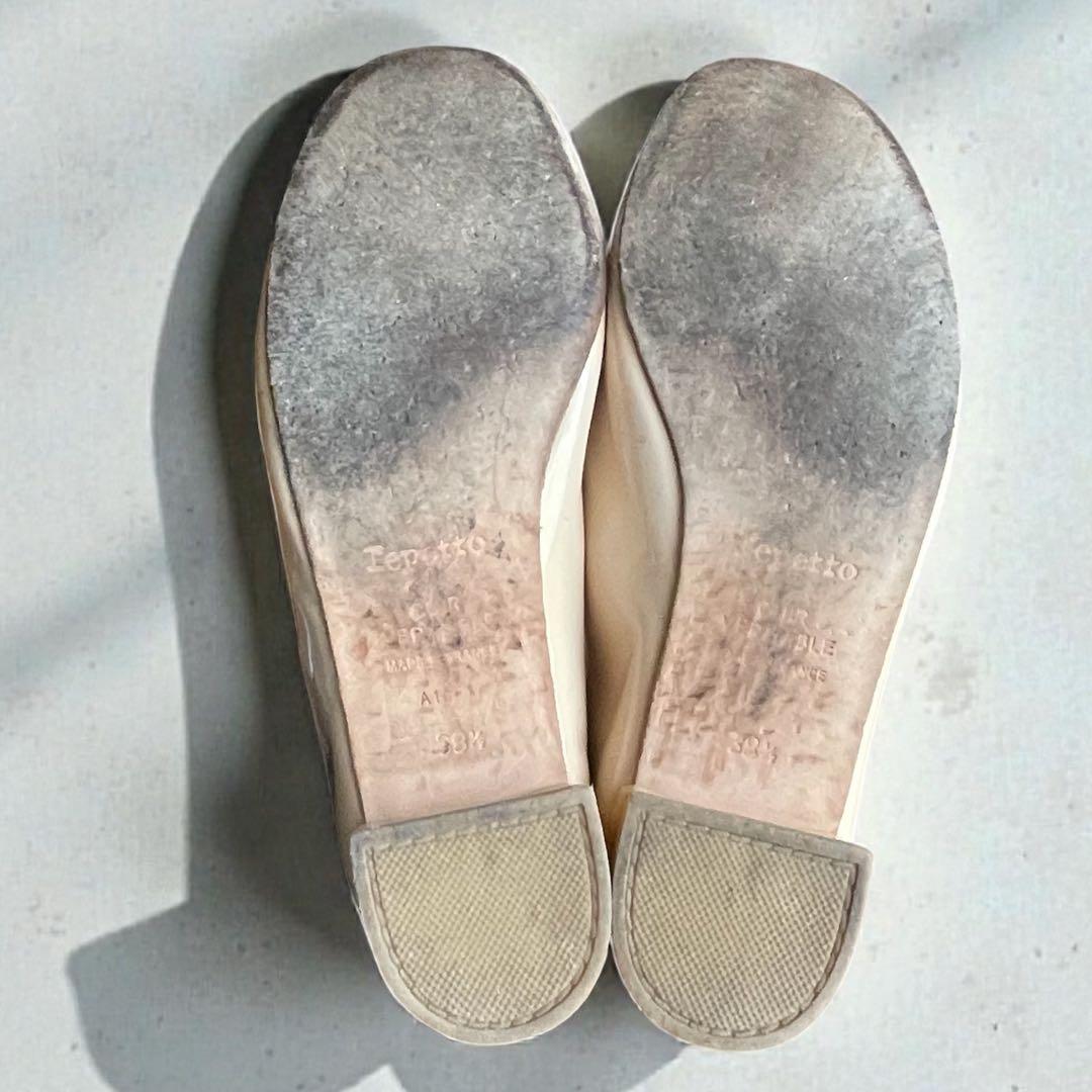 repetto Camille Ballerinas チャンキーベージュ38.5