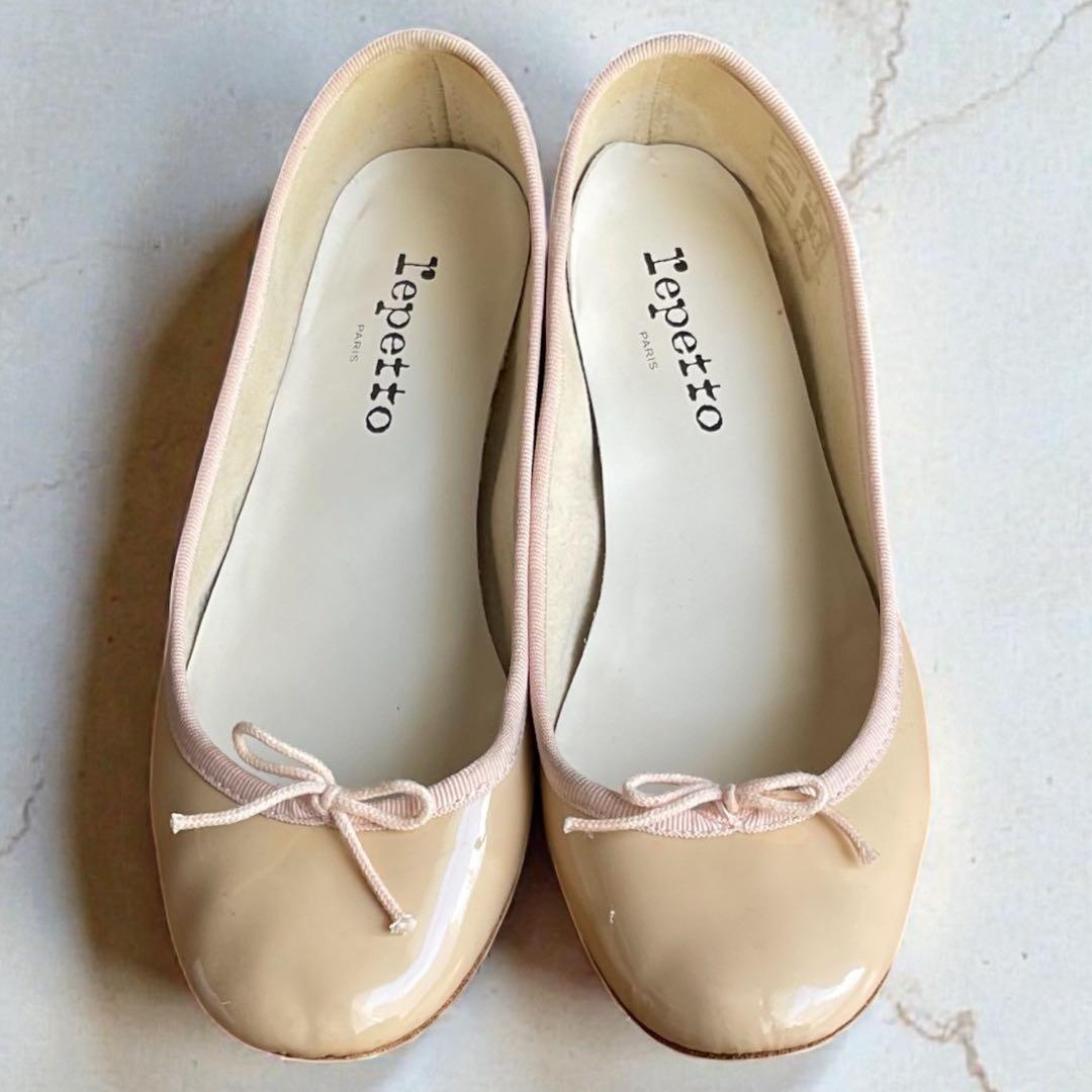 repetto Camille Ballerinas チャンキーベージュ38.5