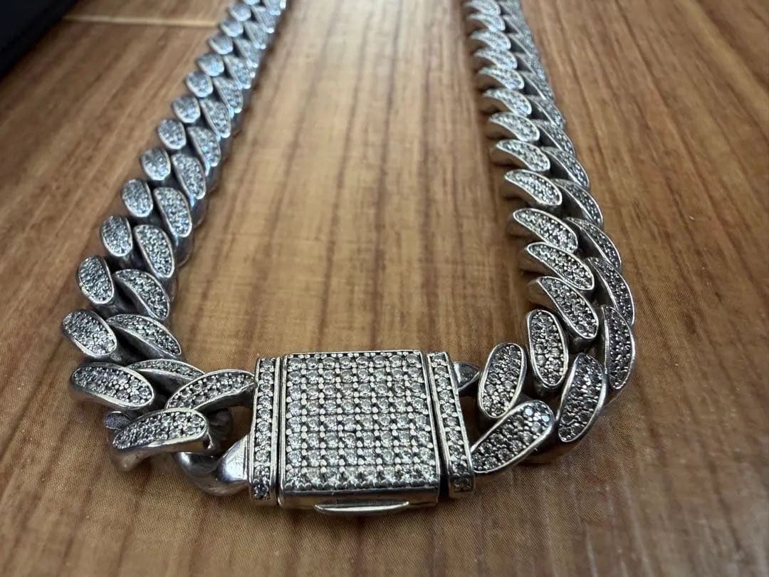 値下げ交渉不可 AVALANCHE ジルコニアマイアミネックレス