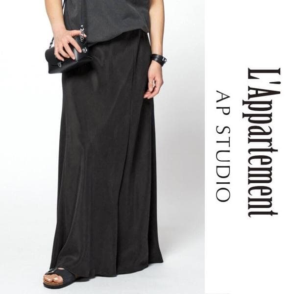 23SS AP STUDIO フィブリルキュプラ スカート