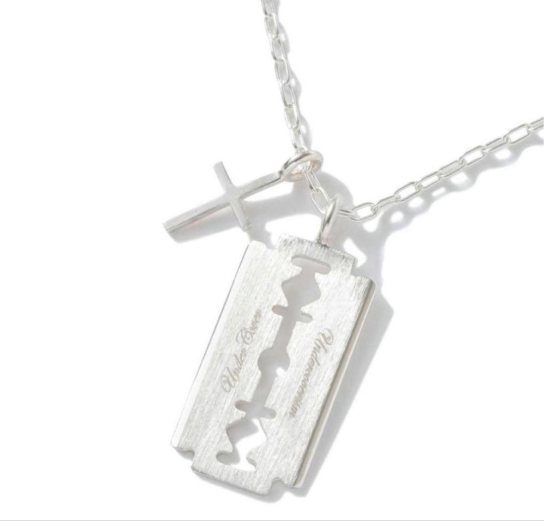 アンダーカバー カミソリ&クロス ネックレス 十字架 Silver925