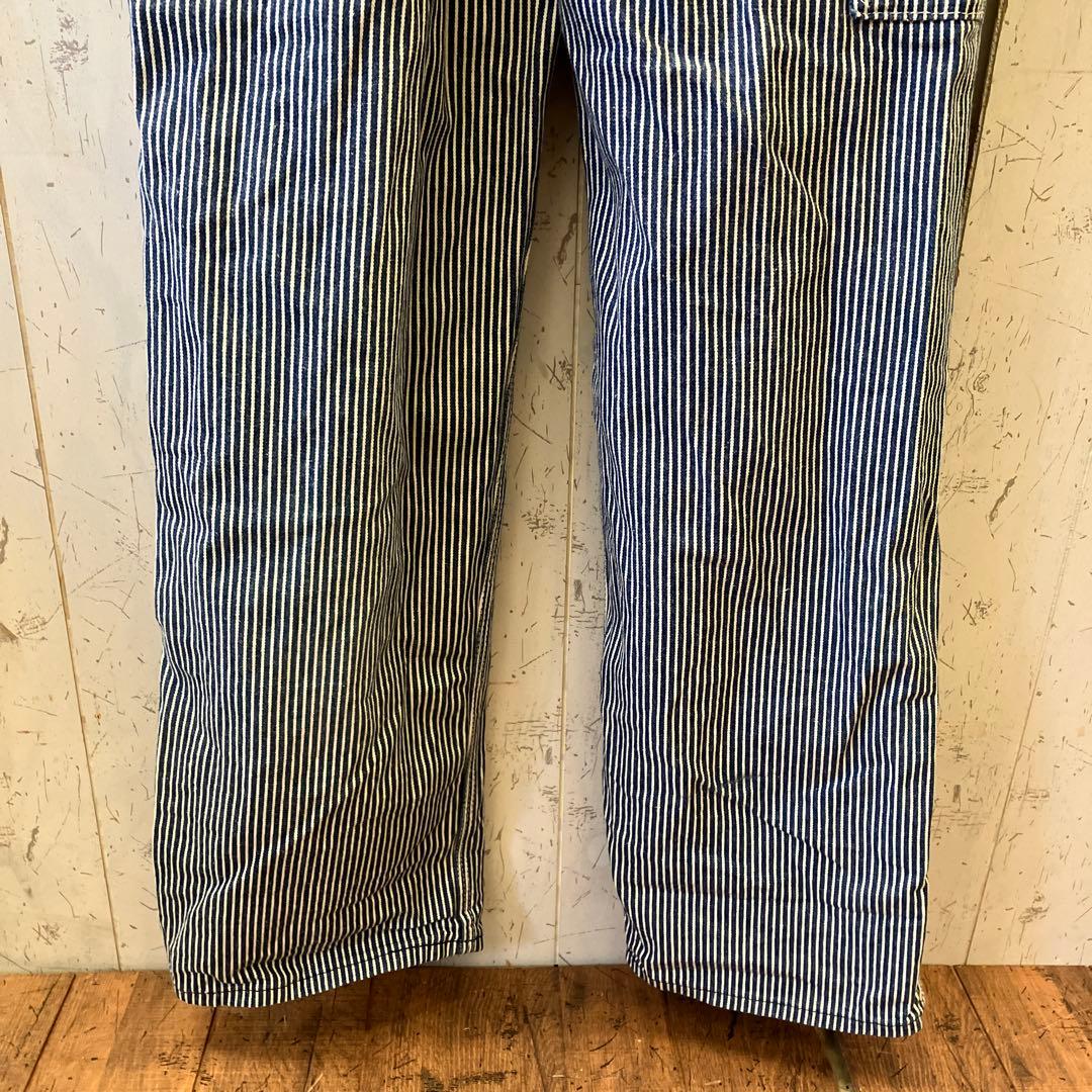 9.8 オシュコシュ USA製 ヒッコリー オーバーオール つなぎ ワークウェア