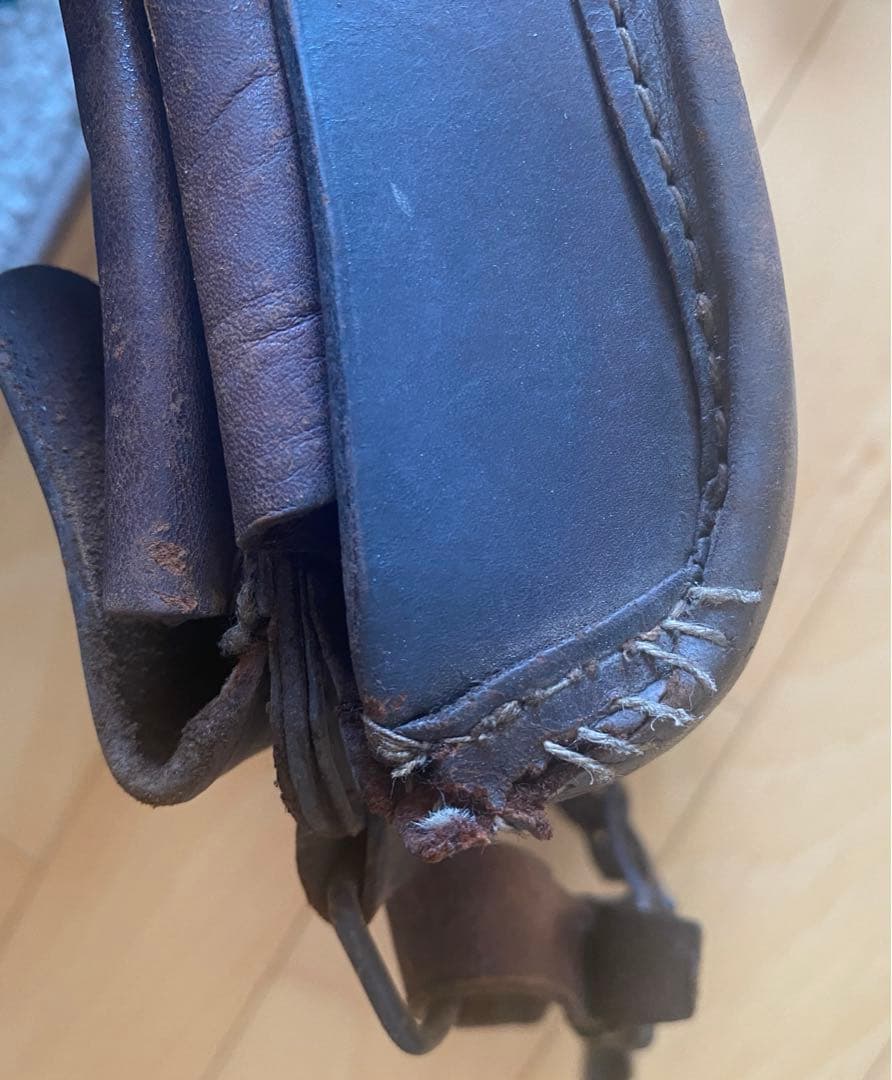 日本軍　革　鞄　星　戦時中　昭和　大正