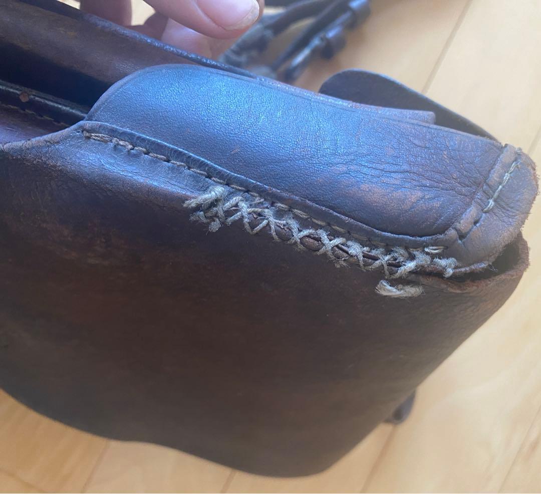 日本軍　革　鞄　星　戦時中　昭和　大正