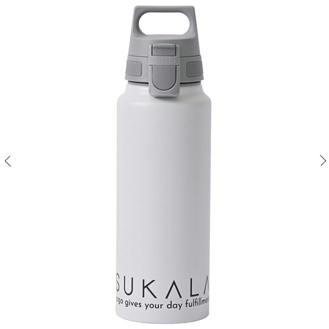 【新品未使用】（SUKALA×SIGG）ワイドマウスボトル　ホワイトグレー