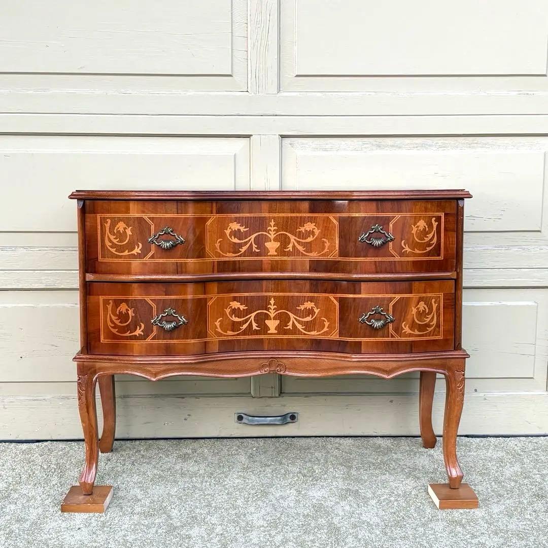 2段チェスト ヴェローナクラシック 猫脚 イタリア製 ヨーロピアン アンティーク