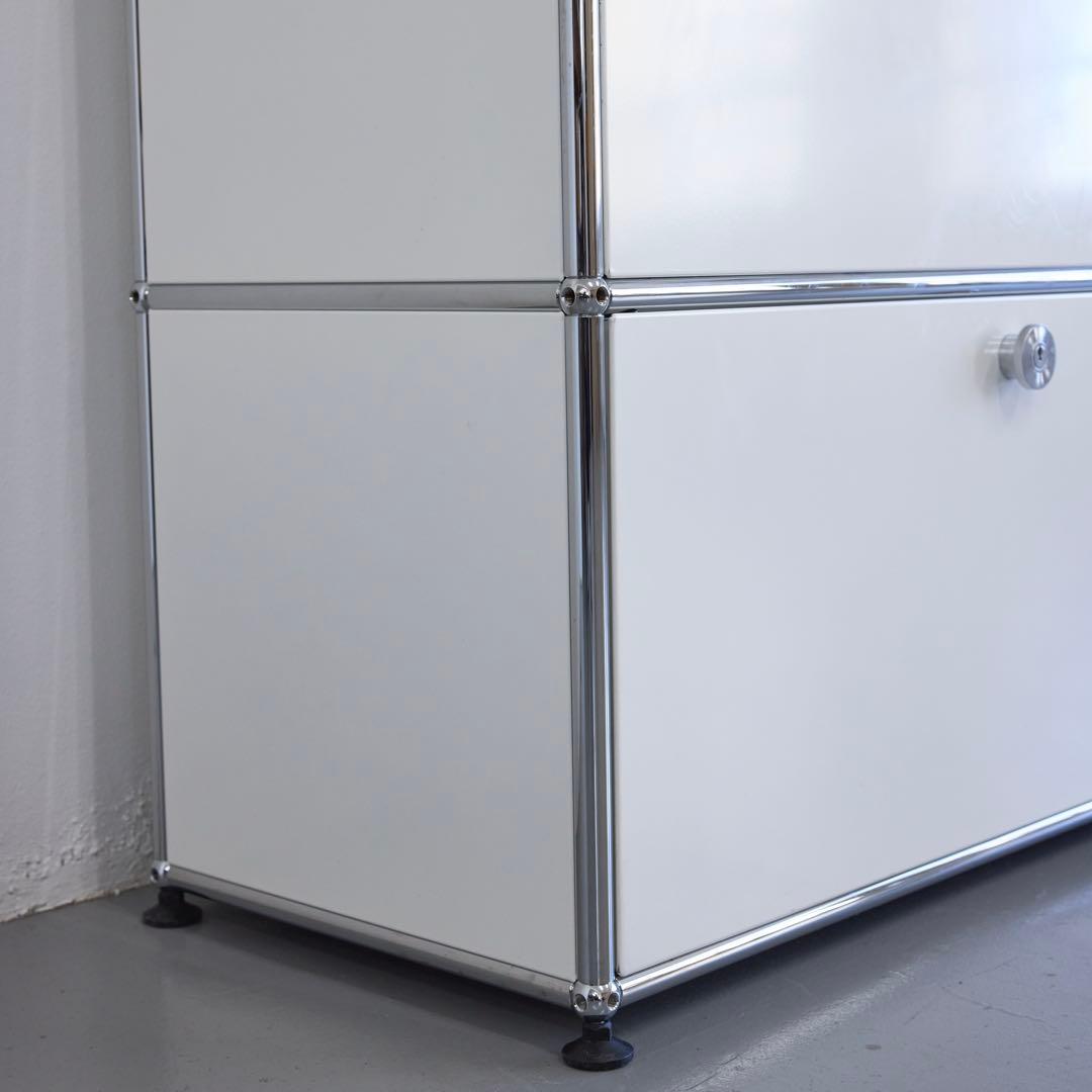 USMハラー　2列3段キャビネット/ピュアホワイト/送料込み