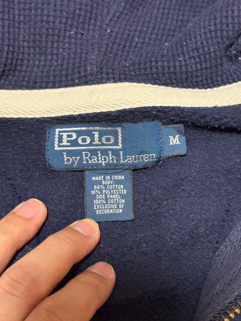 ラルフローレン フルジップパーカー ネイビー M