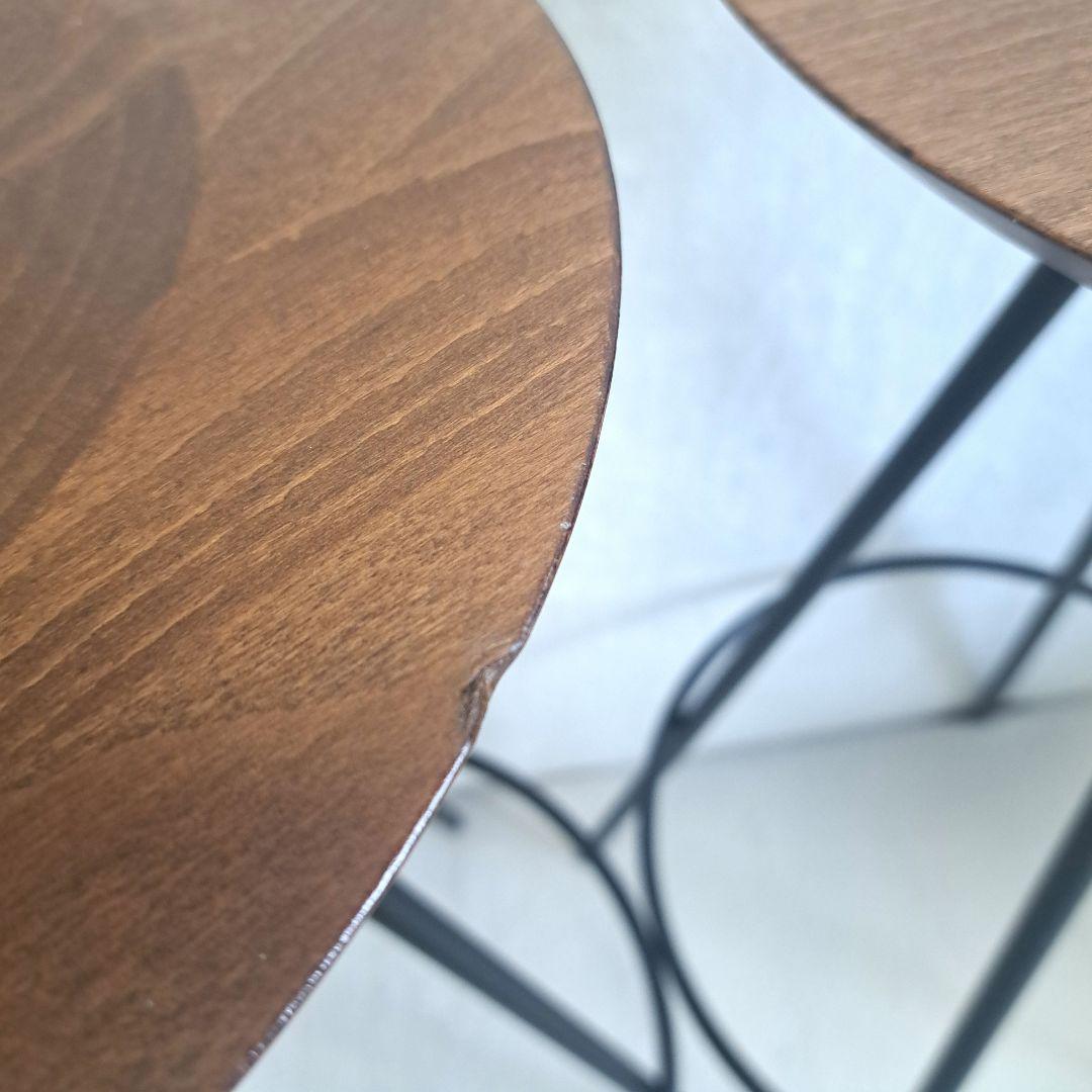 ADAL ハイスツール 2脚セット「北欧 モダン 無垢材」