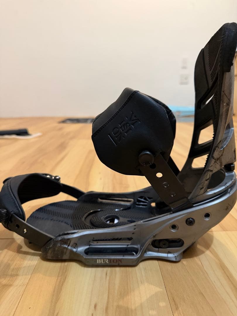 Burton mission estスノーボードビンディング ブラック グレー