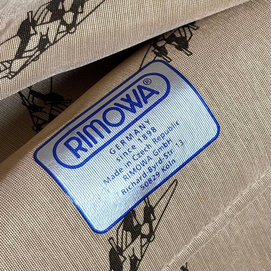 【未使用】 リモワ ユナイテッドアローズ スーツケース ４輪 エクリュ 29L