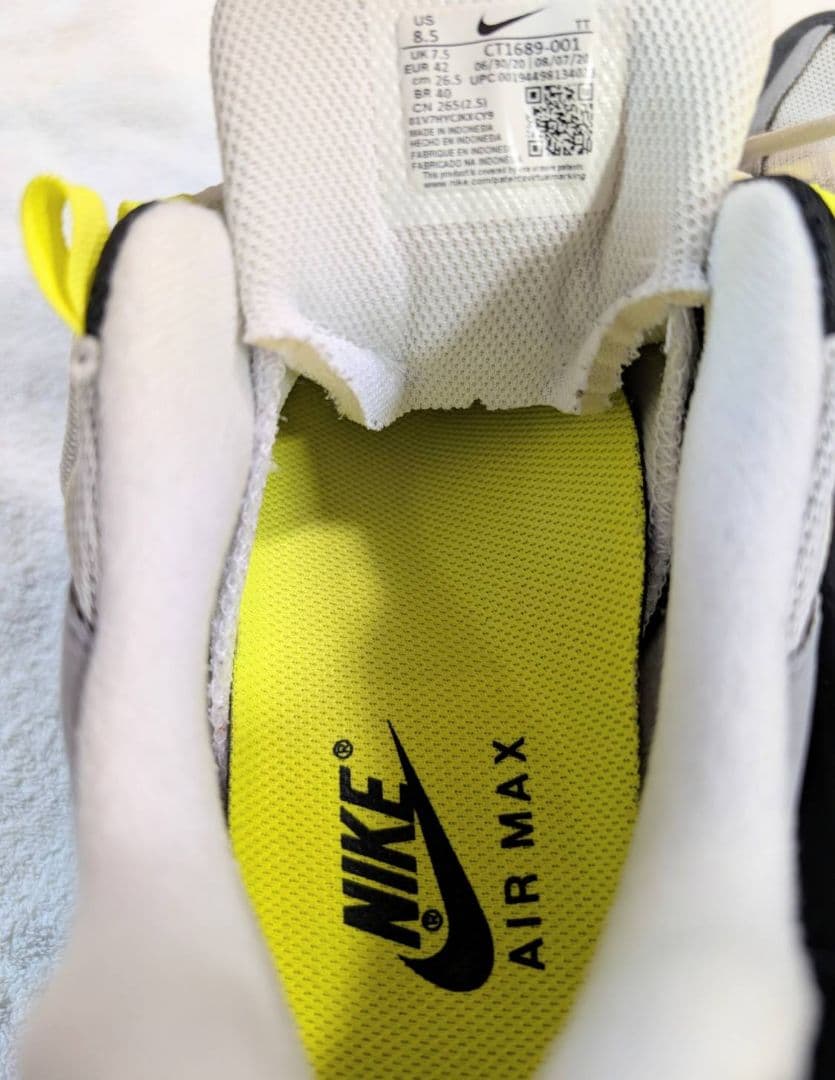 毎日値下げ　ナイキ エアマックス95 イエローグラデ 2020☆正規品☆美品☆