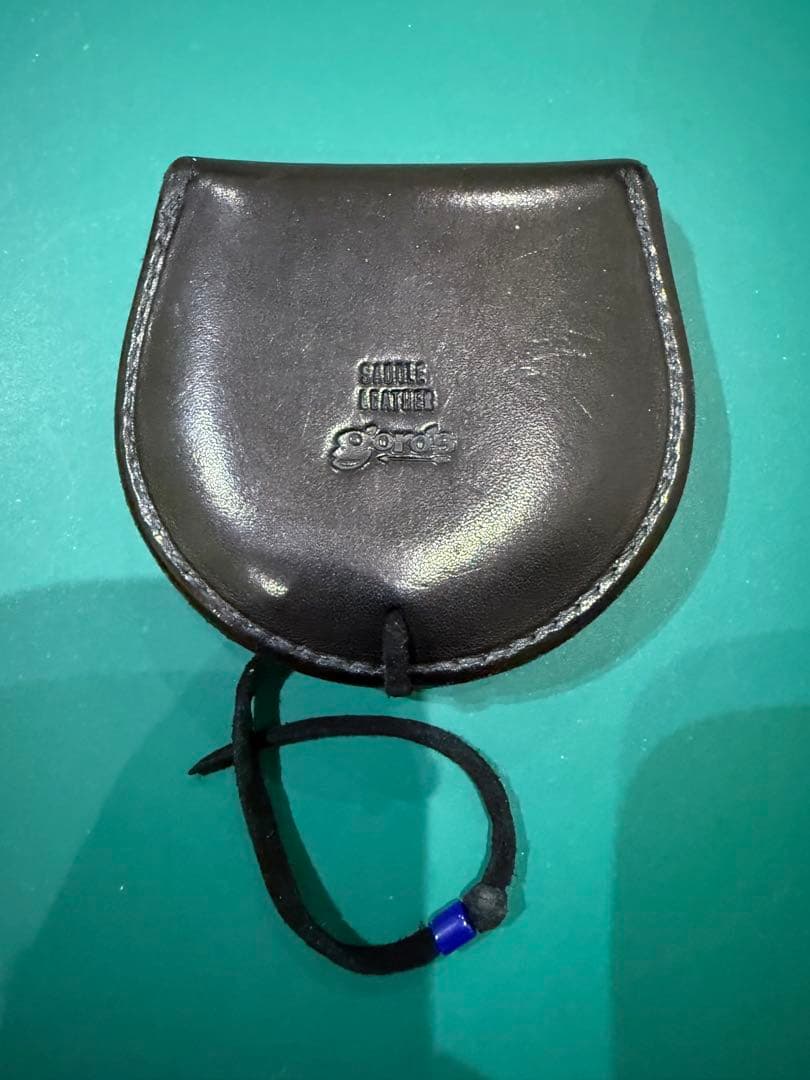 goro's 丸型小銭入れ (黒)