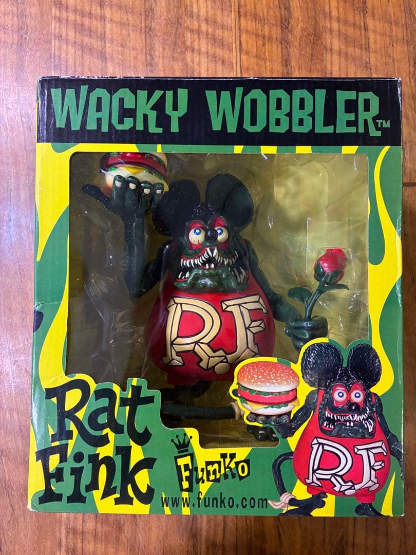 ラットフィンク　フィギュア バーガーとバラ　Rat Fink 希少