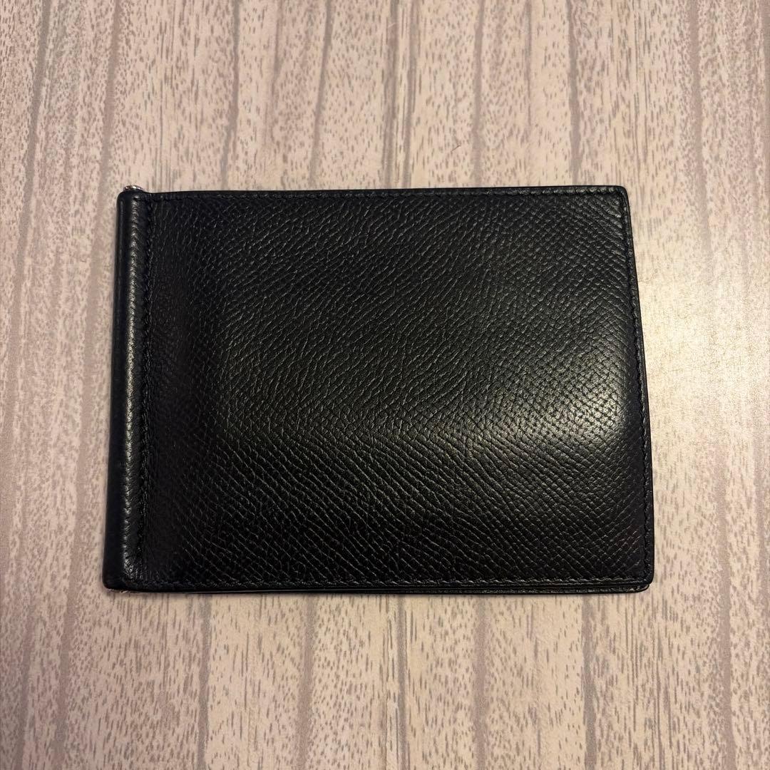 HERMES エルメス マネークリップ ポーカーGM ヴォーエプソン ブラック