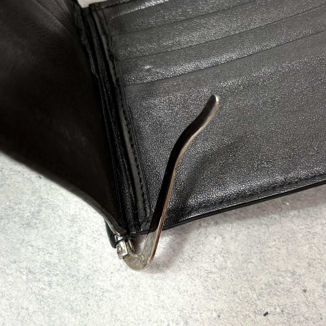 【極希少】PRADA マネークリップ リアルクロコダイル レザー 黒 付属品完備