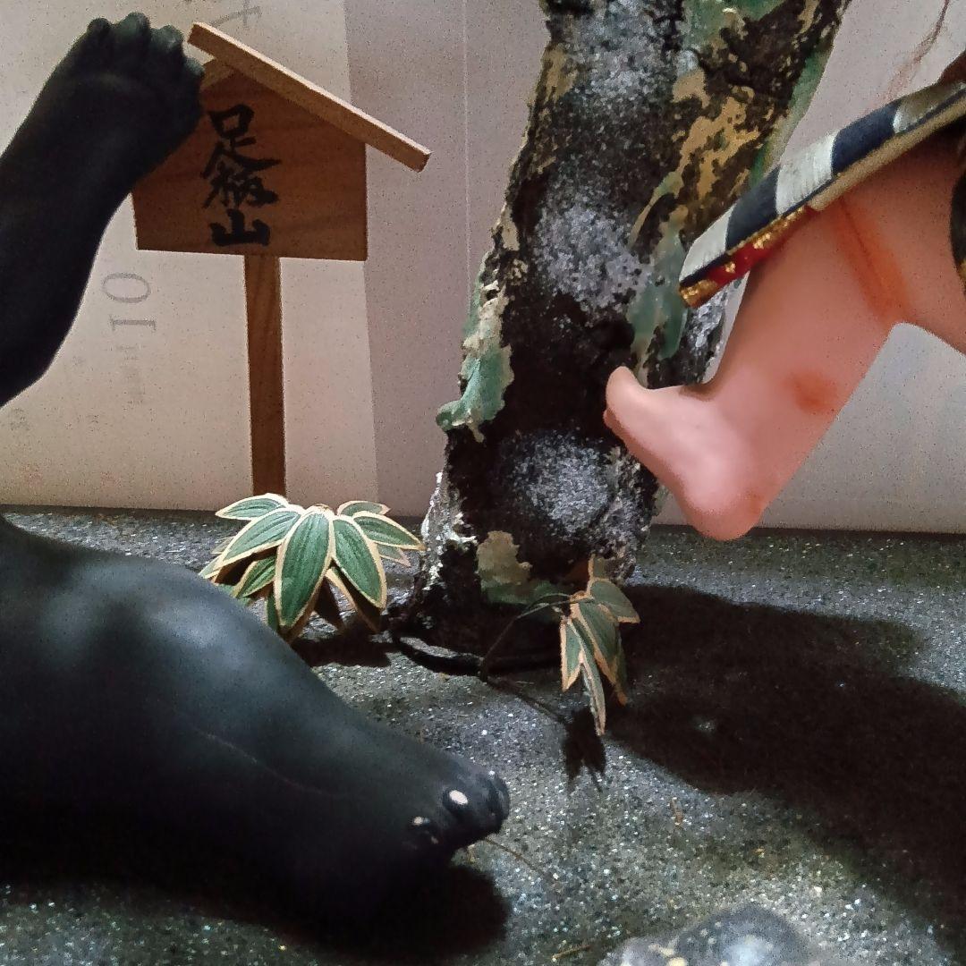 #昭和レトロ　金太郎 五月人形 　　　ケース無し　約65年前 　古い節句人形