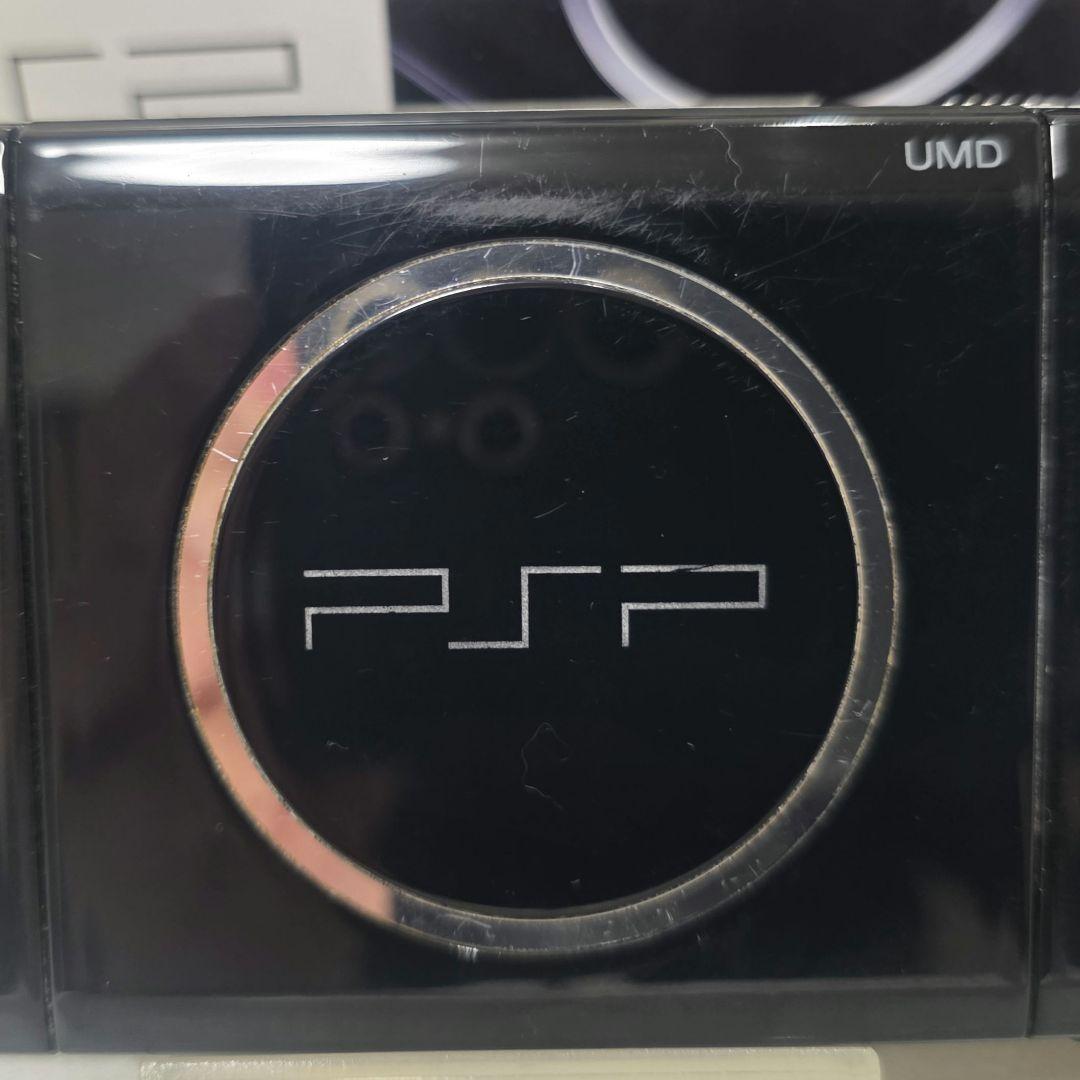 228】焼けあり】【完品】PSP 3000　ピアノブラック　箱付き　新品電池