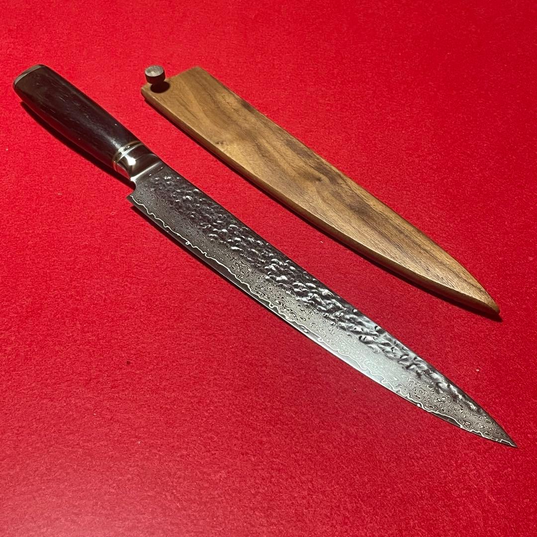 VG10 筋引包丁　スライサー　鞘付き