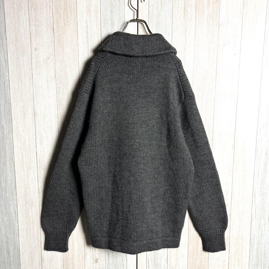 3511【人気・美品】 ラルフローレン 刺繍ロゴ ショールカラー カーディガン