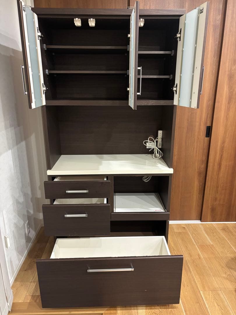 ニトリ　食器棚　キッチンボード