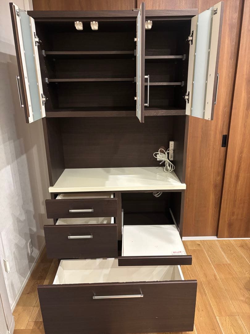 ニトリ　食器棚　キッチンボード