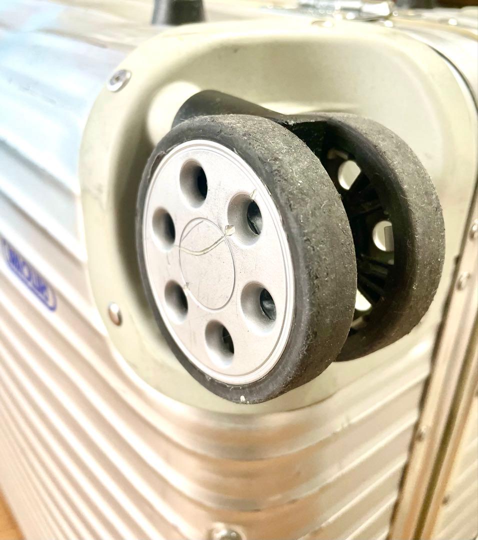 【中古品】RIMOWA_TOPASスーツケース104L/シルバーメタル93277