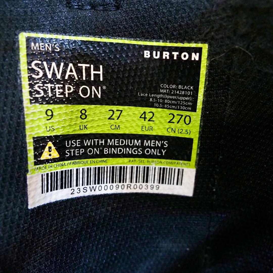 BURTON SWATH STEP ON 27.0CM バインディングセット