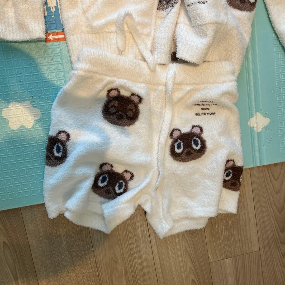 ジェラートピケ　あつ森　ルームウェア　パーカー　ショートパンツ　ジェラピケ