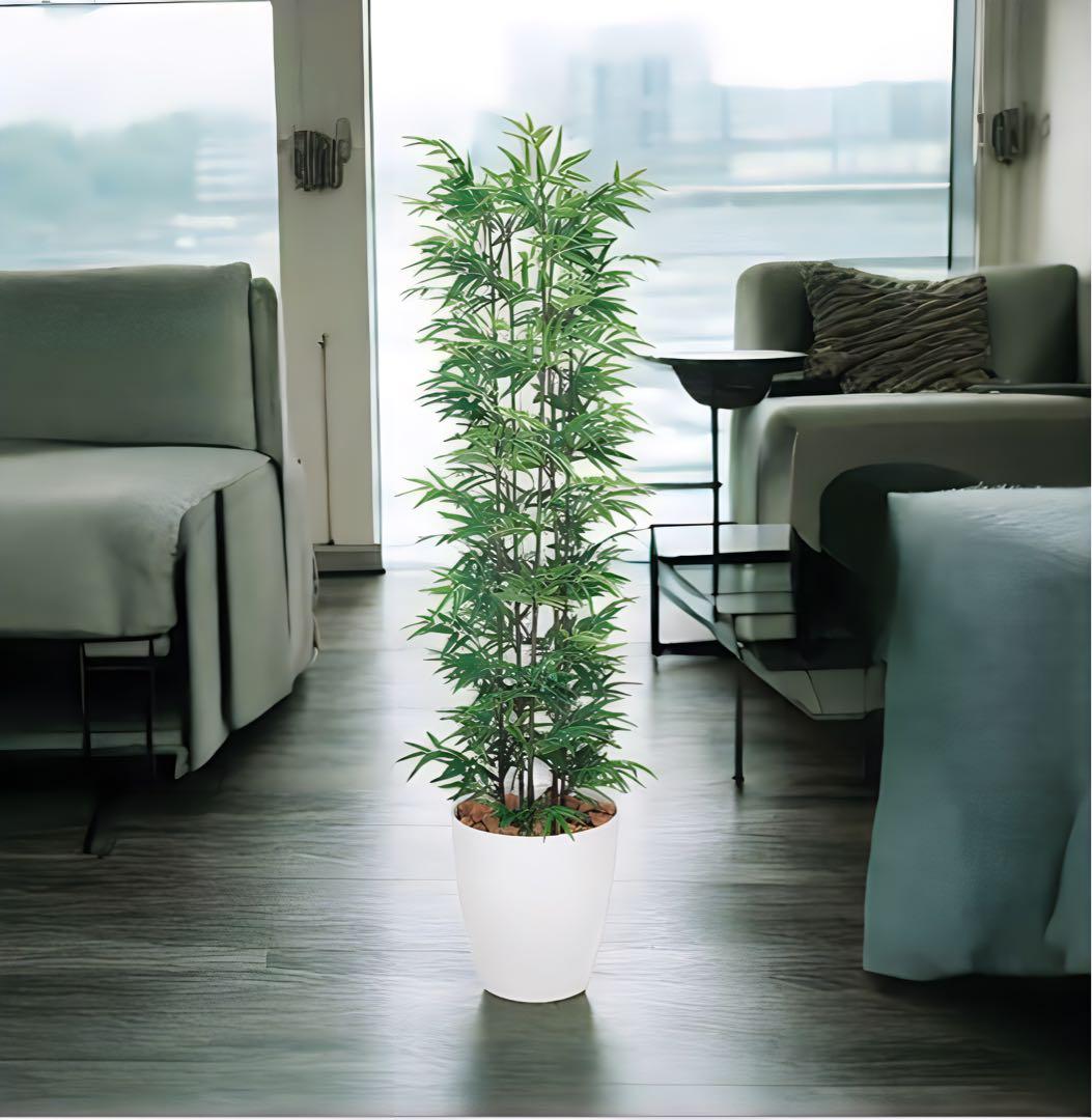 光触媒　人工観葉植物　ウォールグリーン　フェイクグリーン　黒竹180