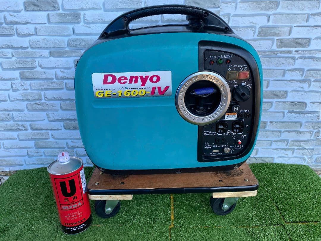 デンヨーGE-1600SS-IV 発電機★14日保証＋1Lオイル付(68)