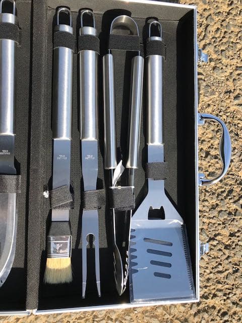 訳有りBBQ調理器具セット　バーベキュー　17点セット　バーベキューセット 新品