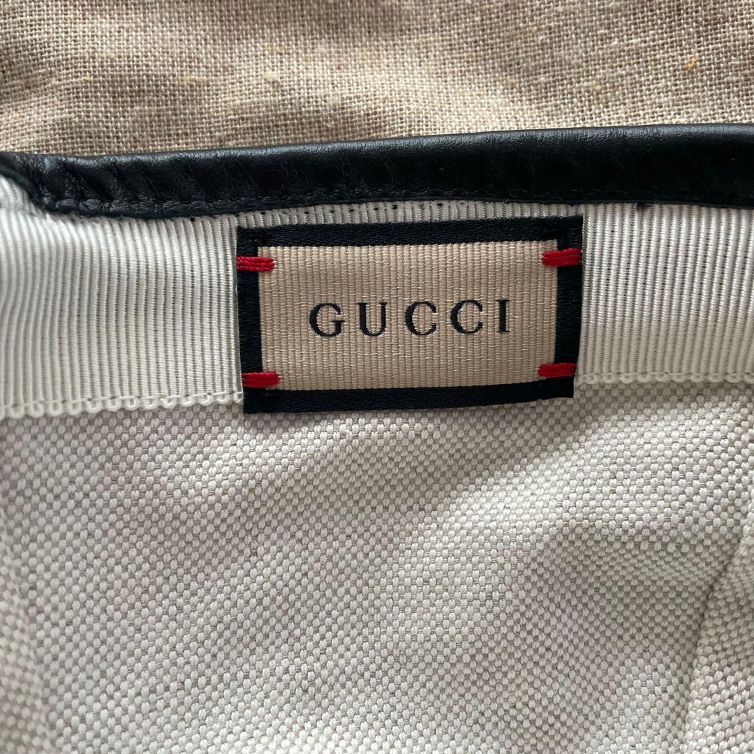 GUCCI GGモノグラム デニム キャップ ユニセックス S
