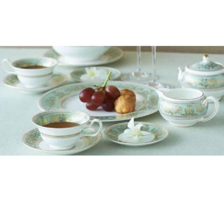 美品　保管品　ウェッジウッド　コロンビア グリーン ２7客セット