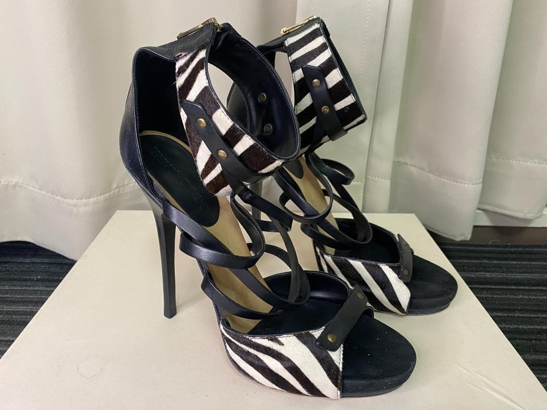 JIMMY CHOO ゼブラ ハイヒール パンプス レディース