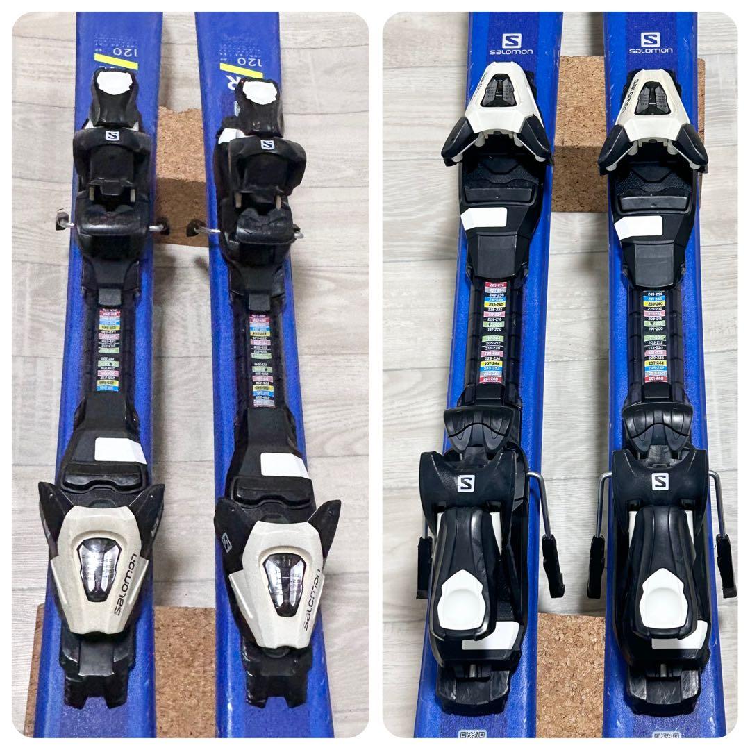 ジュニアスキーセット　サロモン　RACE JR 120、サロモンC5、22.5㎝