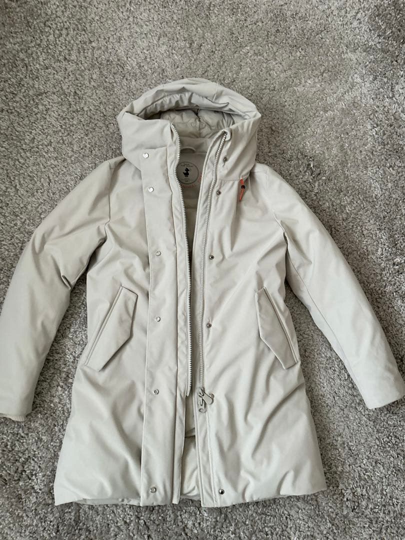 SAVETHEDUCK 上位モデル ポリエステルダウン ホワイトベージュ