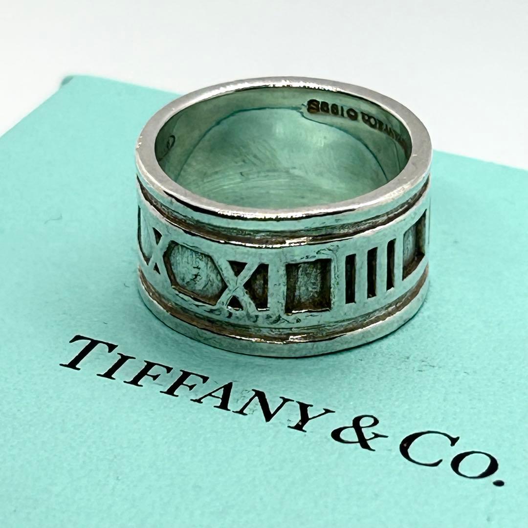 TIFFANY ティファニー アトラス リング SV925 約15.5号 ワイド