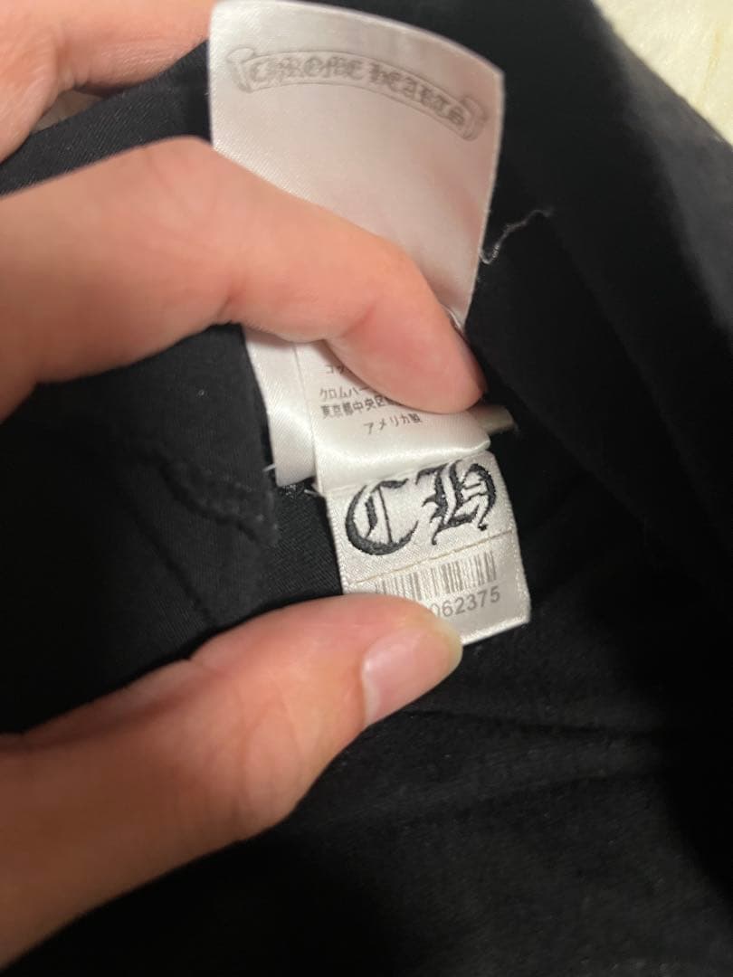 CHROME HEARTS ホースシューフローラルクロスブラックロンT