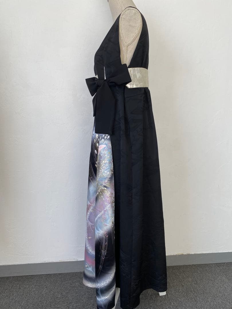 3258 着物　リメイク　ドレス　ワンピース