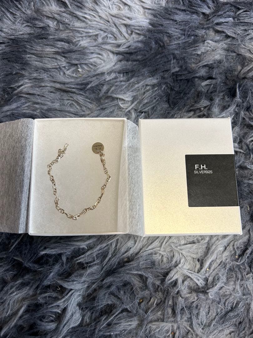 F.H. シルバーブレスレット（アンカーチェーン 3mm）
