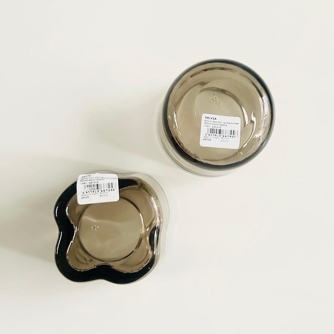 新品イッタラキャンドルホルダー アルヴァアアルト ヴァルケアリネン