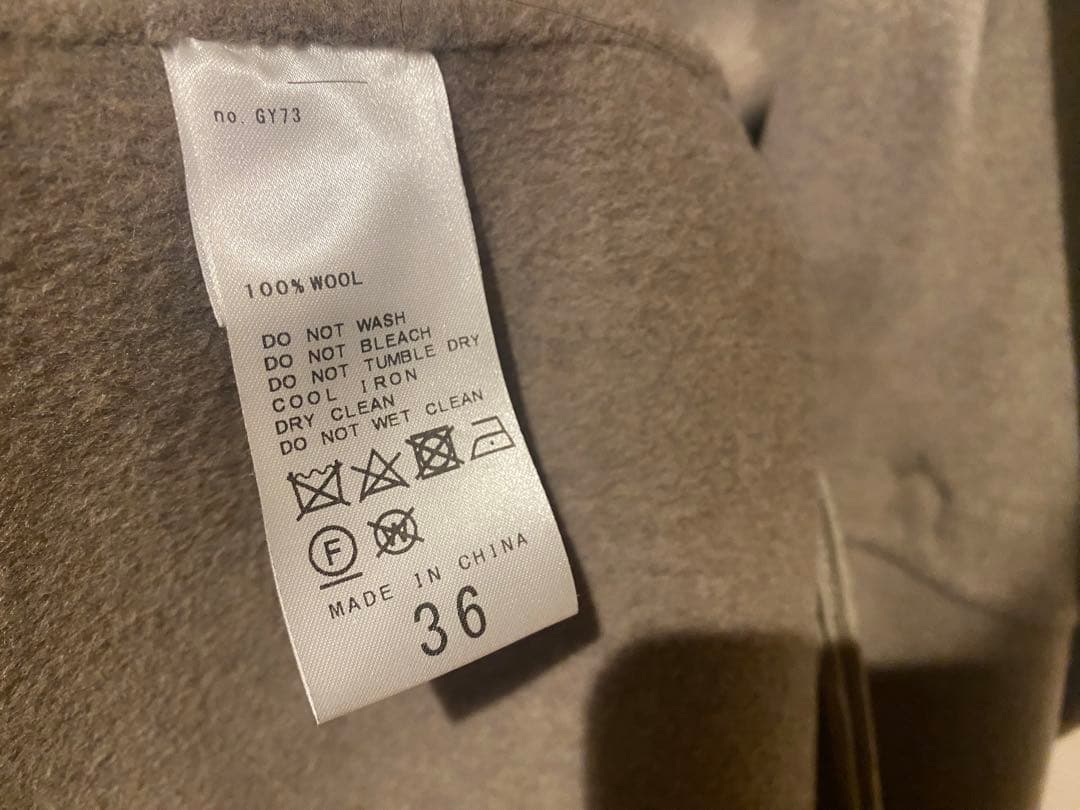 美品【定価59,400円】Noble Super160リバーミドルコート36