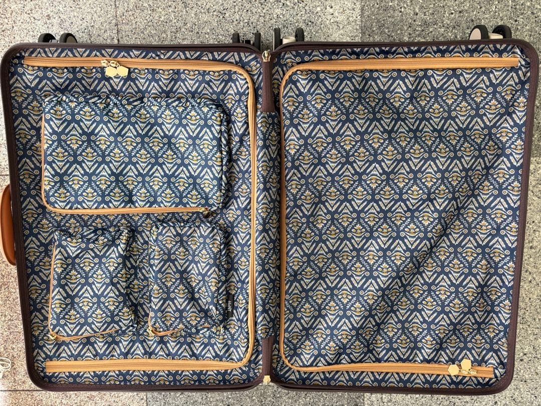 Hante 高級キャリーケース ブラウン