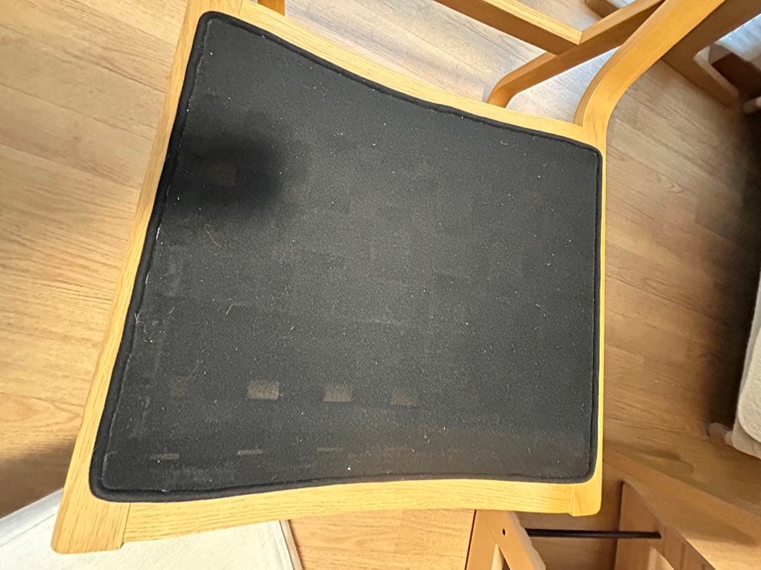 無印良品 リビングでもダイニングでもつかえるソファチェア・オーク材